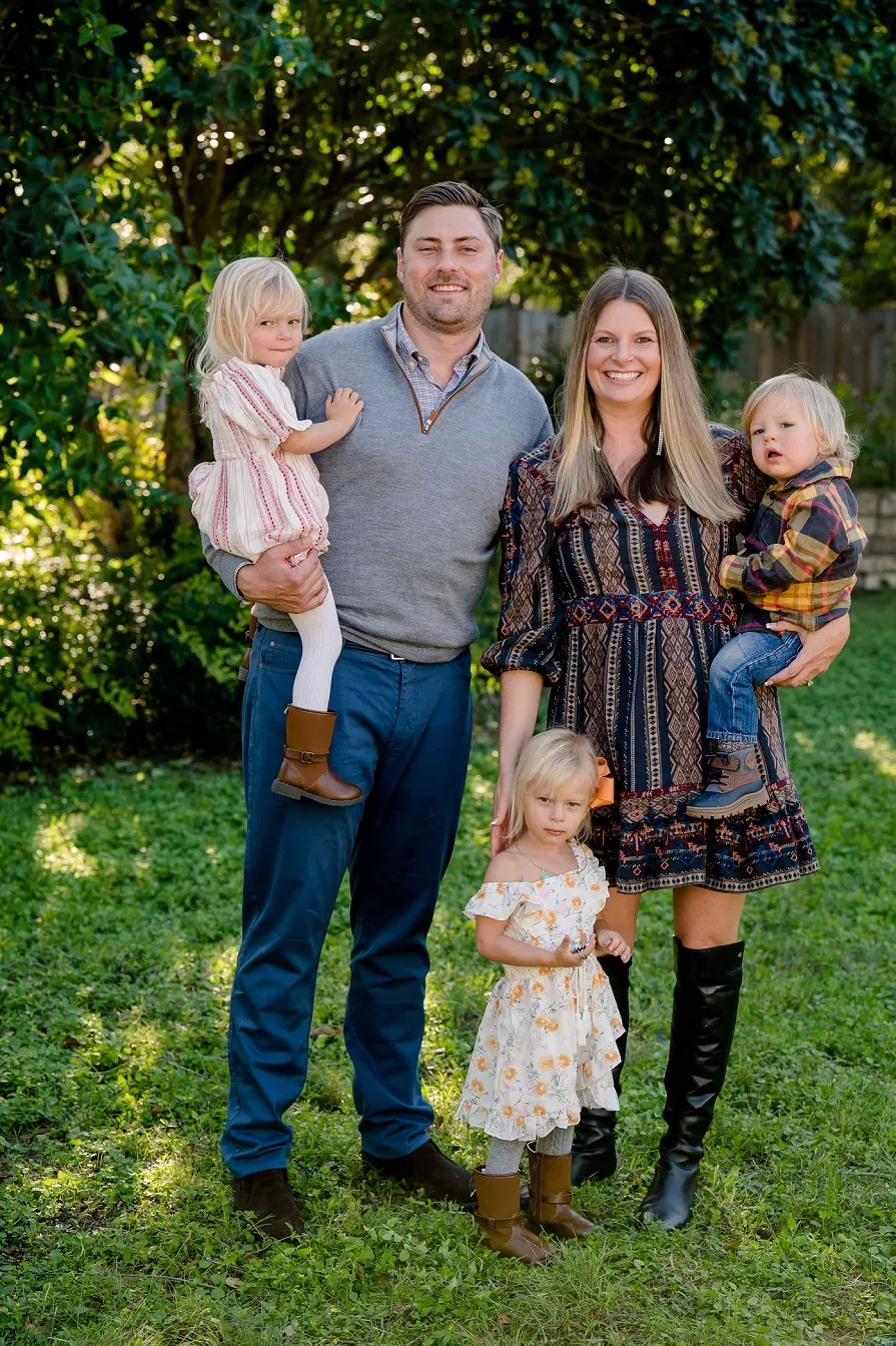 Dentist Austin TX Daniel Eaddy With Family